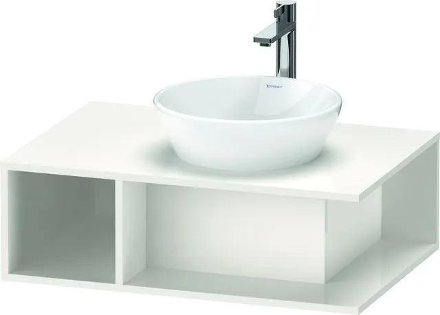 Duravit Waschtischunterschrank wandhängend „D-Neo“ 80 × 26 × 55 cm Weiß Hochglanz