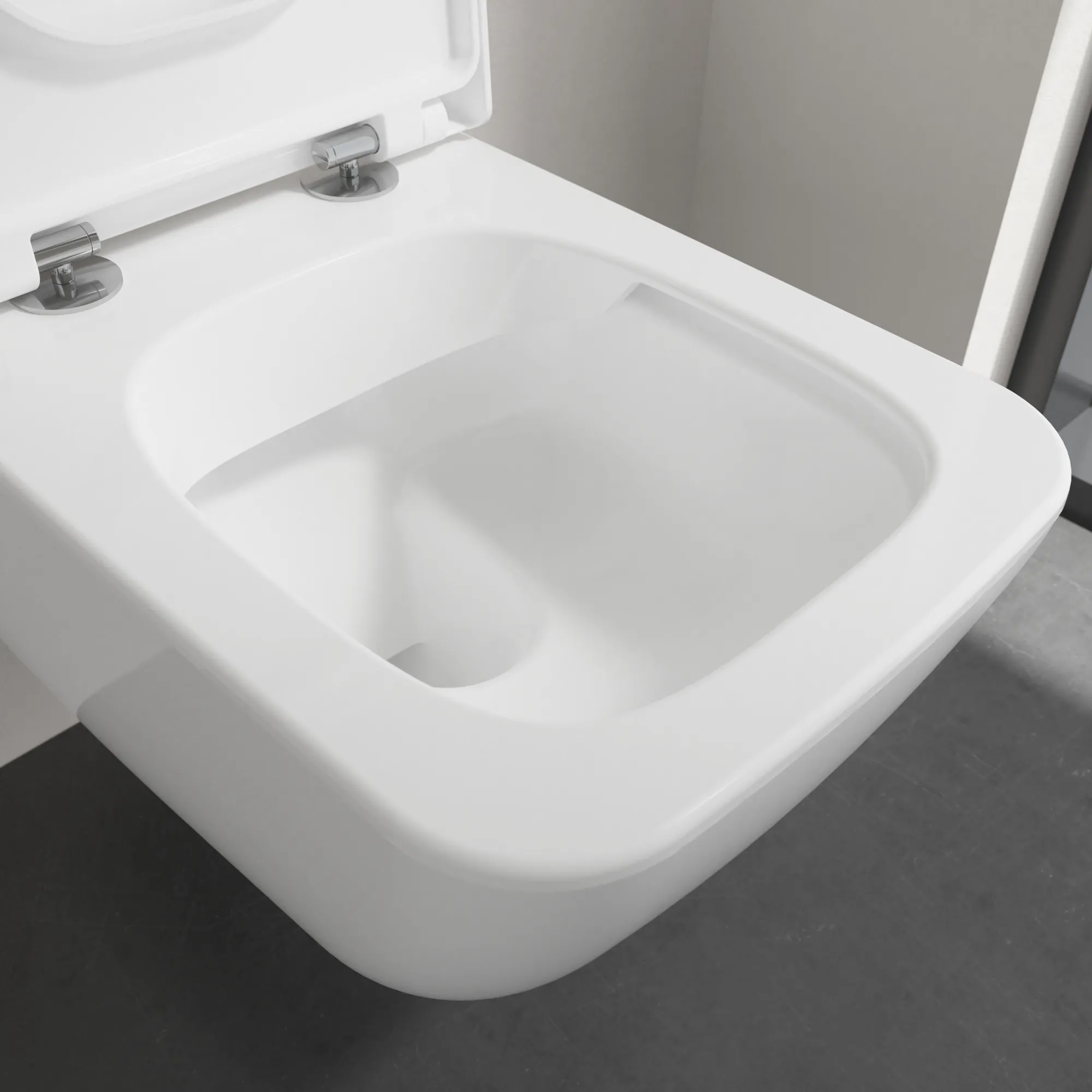 Wand-Tiefspül-WC Combi-Pack DirectFlush „Collaro“ 37,5 × 34 × 56 cm in Weiß Alpin, ohne Spülrand, Soft Closing, Quick Release Wand-Tiefspül-WC Combi-Pack DirectFlush „Collaro“ 37,5 × 34 × 56 cm in Weiß Alpin, ohne Spülrand, Soft Closing, Quick Release
