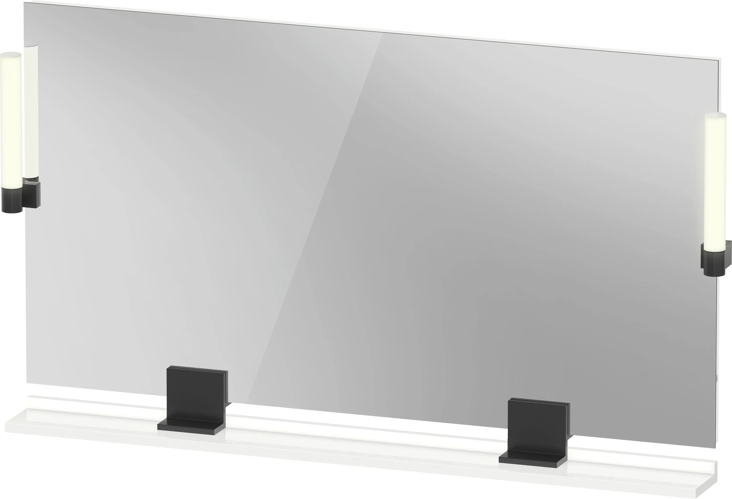Duravit Spiegel „Sivida“ 125 × 65 cm in Diamantschwarz