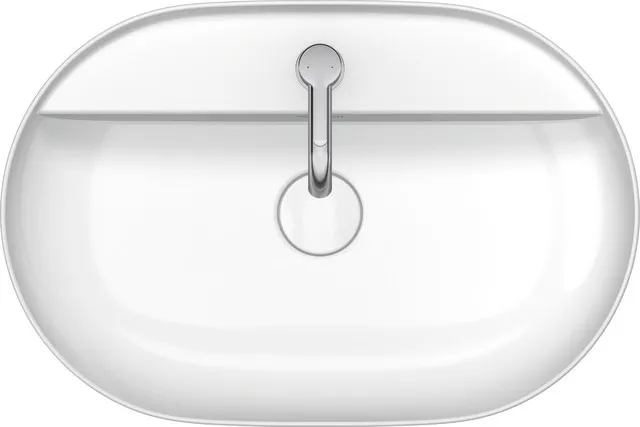 Aufsatzwaschtisch „Luv“, ohne Überlauf, Hahnlochposition mittig Aufsatzwaschtisch „Luv“, ohne Überlauf, Hahnlochposition mittig