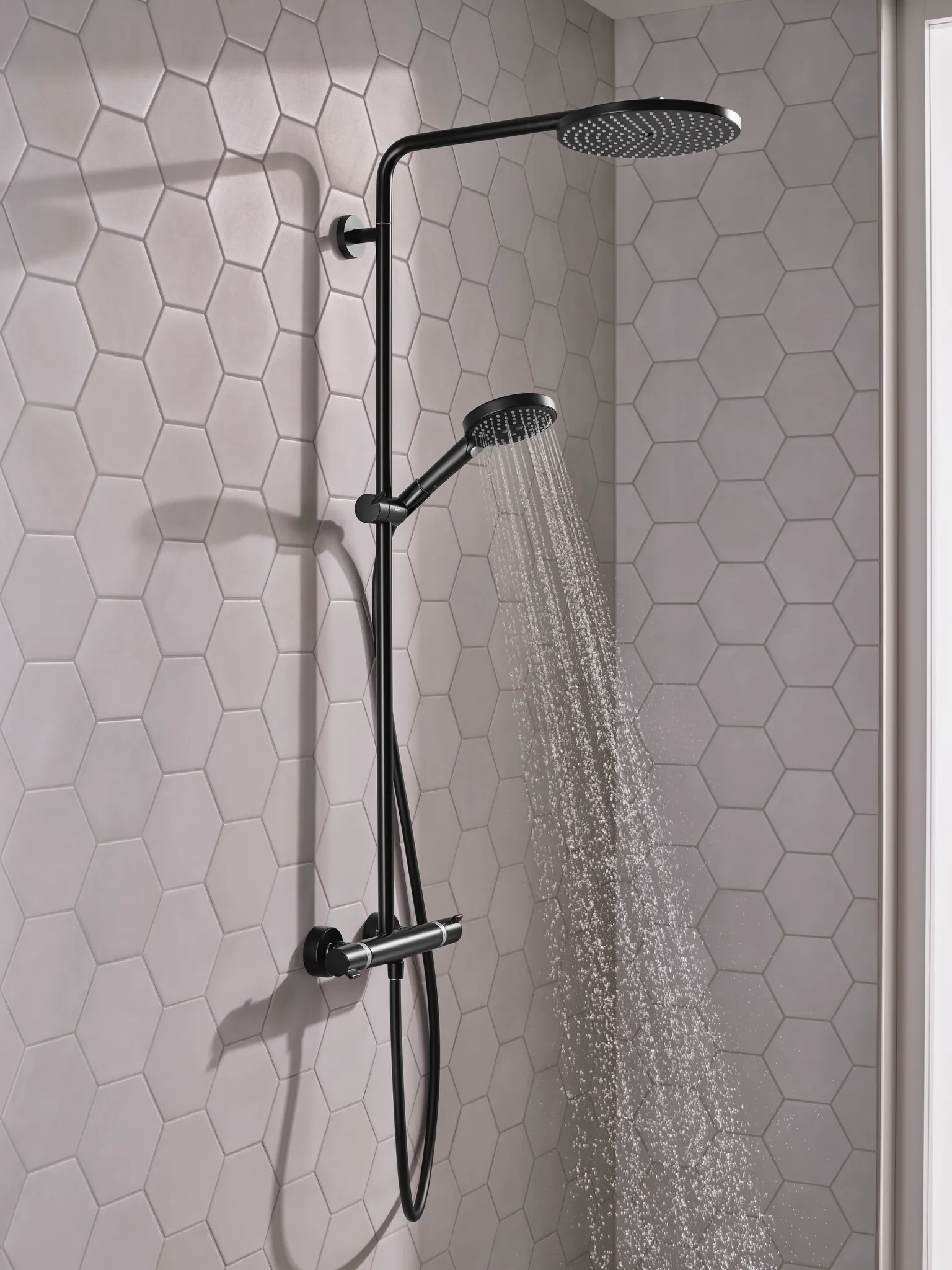 Showerpipe Raindance Select S 240 1jet PowderRain chrom Showerpipe Raindance Select S 240 1jet PowderRain chrom