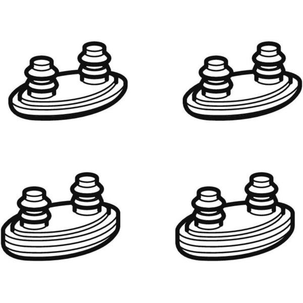 Set Ausgleichspuffer erhöht, für WC-Sitzring, für AquaClean 4000: manhattan