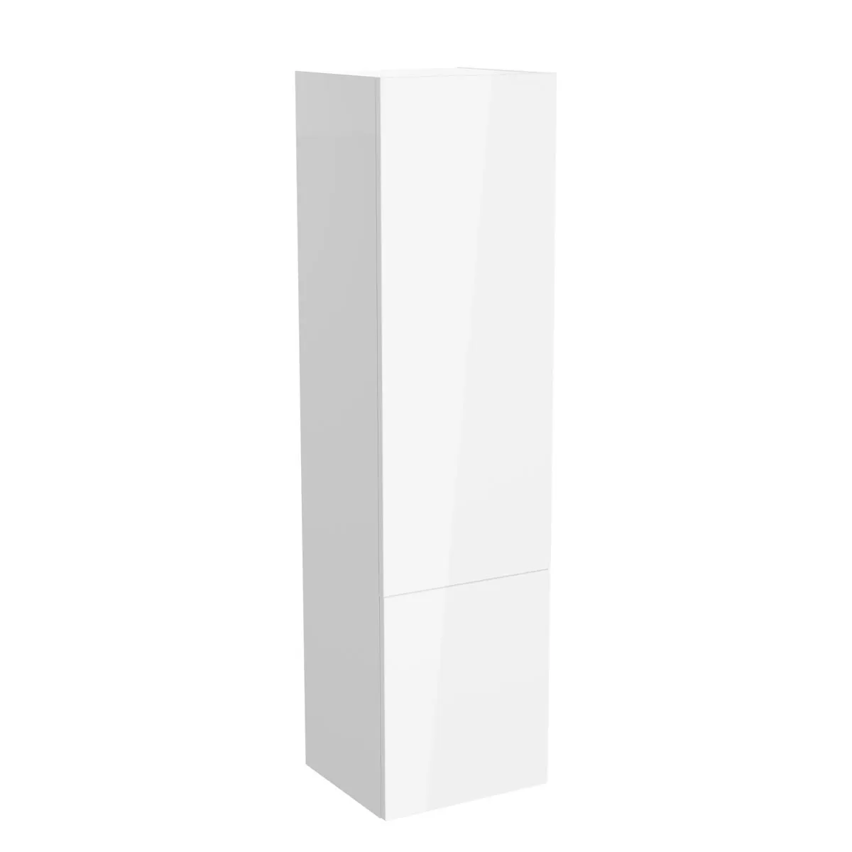 New Metropole Pure Hochschrank mit 2 Türen Türanschlag rechts 40 x 37 x 150 cm (BxTxH) Weiß Hochglanz