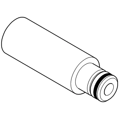 Grohe Verlängerung für Auslauf 42126, edelstahl Grohe Verlängerung für Auslauf 42126, edelstahl