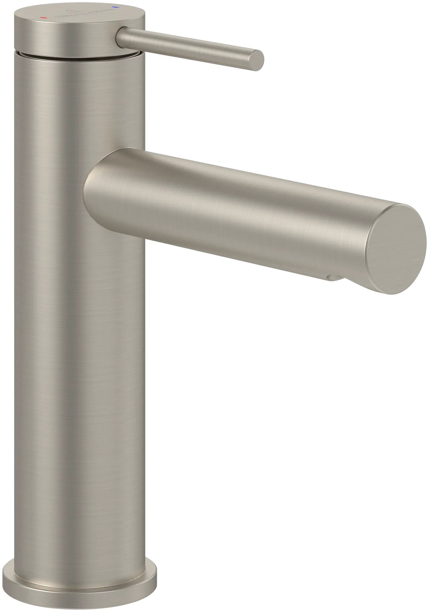 Villeroy & Boch Einhebel-Waschtischarmatur Loop & Friends, Brushed Nickel Matt, 45 x 149 x 166 mm, SmartPressure, AirPlus Villeroy & Boch Einhebel-Waschtischarmatur Loop & Friends, Brushed Nickel Matt, 45 x 149 x 166 mm, SmartPressure, AirPlus