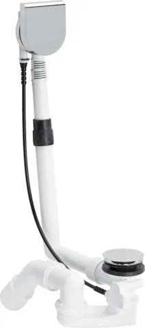 Viega Ab- und Überlaufgarnitur Modell 6171.10 „Multiplex“ 6171.10 in 560 mm × DN40 / 50 verchromt 9 cm