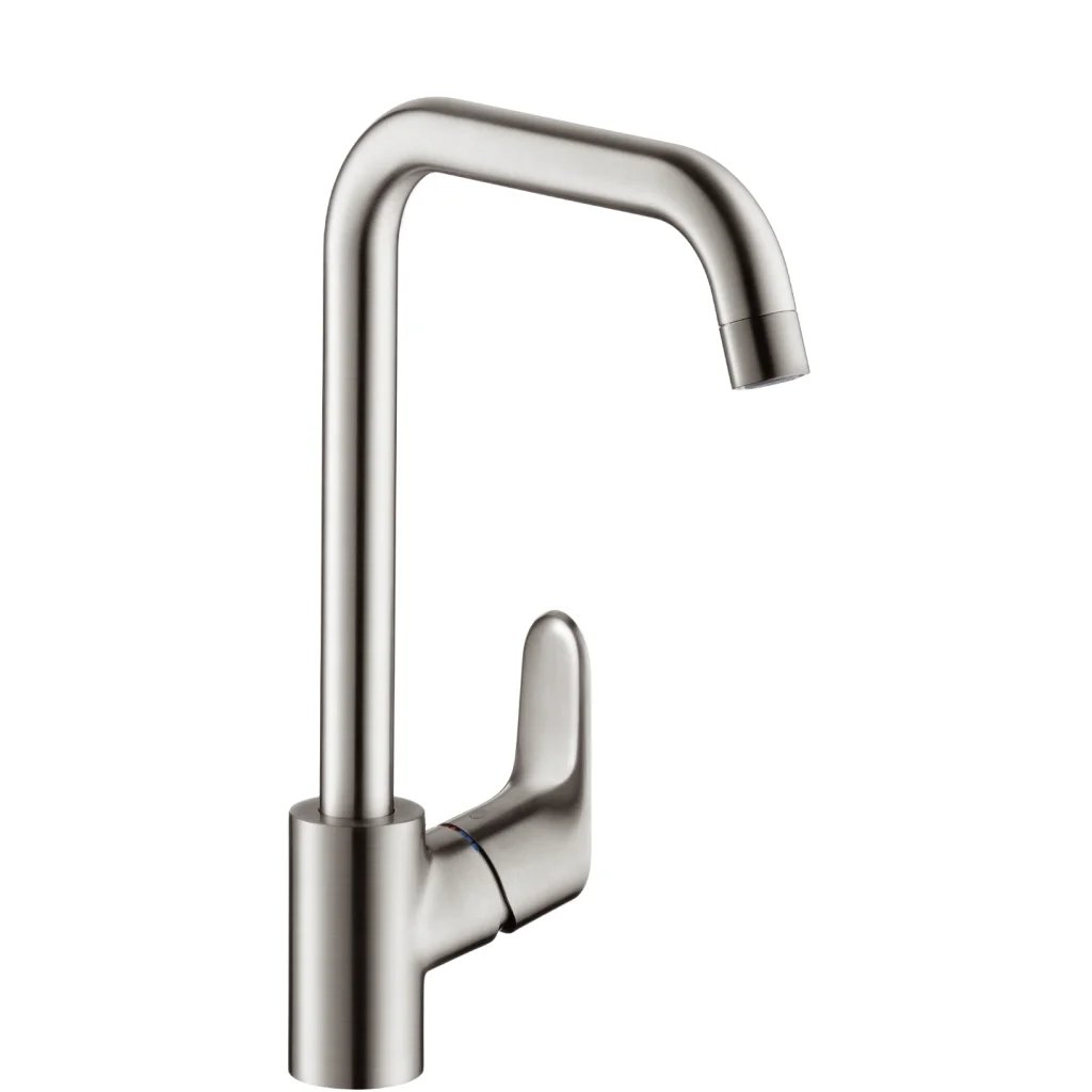 Hansgrohe Focus M41 Einhebel-Küchenmischer 260, Chrom, 1-Jet, max. Durchfluss 12 l/min, einstellbarer Schwenkbereich 110°, 150° oder 360°, Keramikmischsystem, für Durchlauferhitzer geeignet Hansgrohe Focus M41 Einhebel-Küchenmischer 260, Chrom, 1-Jet, max. Durchfluss 12 l/min, einstellbarer Schwenkbereich 110°, 150° oder 360°, Keramikmischsystem, für Durchlauferhitzer geeignet