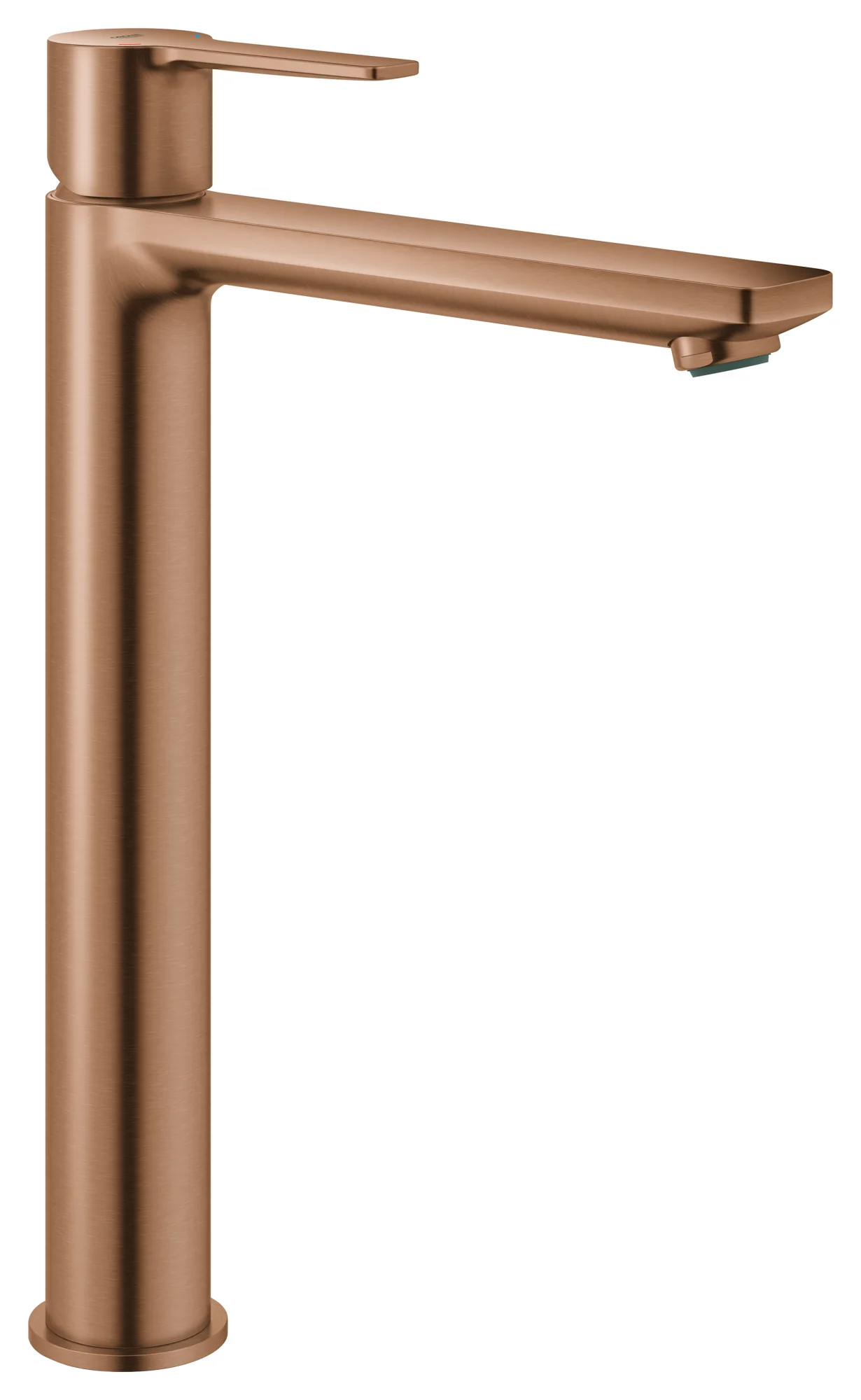 Einhand-Waschtischbatterie Lineare 23405_1, XL-Size, Einlochmontage, für freistehende Waschschüsseln, glatter Körper, Auslaufhöhe 254 mm