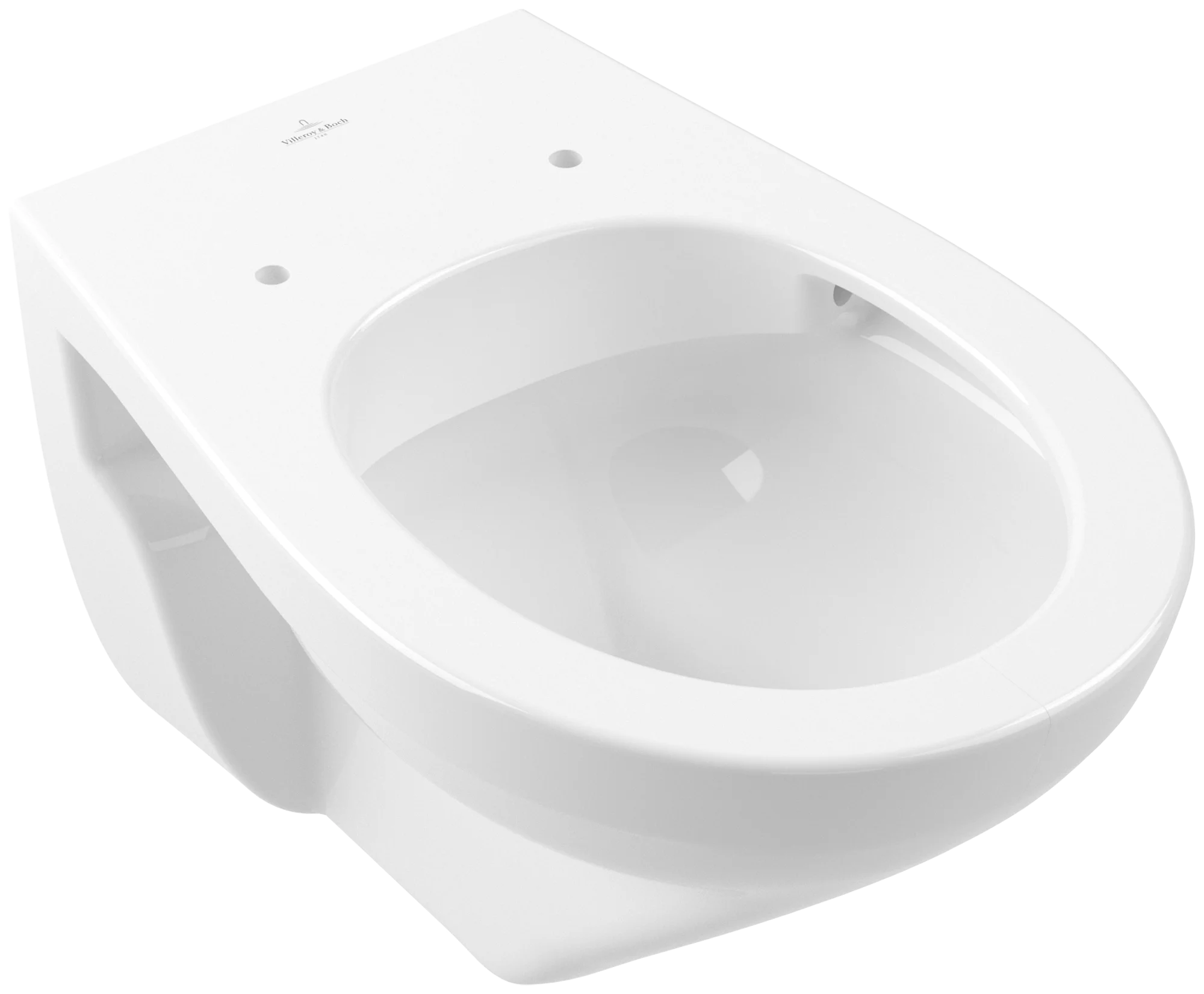Villeroy & Boch O.novo Tiefspül-WC spülrandlos, oval, weiß Alpin CeramicPlus, 360x540 mm, Höhe 356 mm, wandhängend Villeroy & Boch O.novo Tiefspül-WC spülrandlos, oval, weiß Alpin CeramicPlus, 360x540 mm, Höhe 356 mm, wandhängend