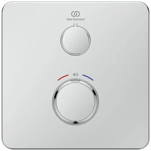 Ideal Standard Brausethermostat Ceratherm C25 Unterputz Rosette Chrom 163x163mm Ideal Standard Brausethermostat Ceratherm C25 Unterputz Rosette Chrom 163x163mm