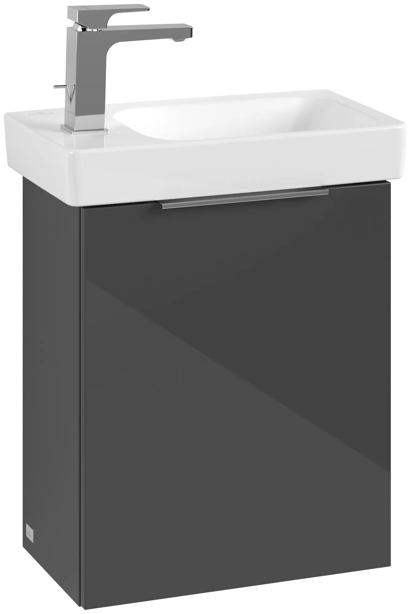 Villeroy & Boch Waschtischunterschrank „Architectura“ 430 × 520 mm Grey, Anschlag links Villeroy & Boch Waschtischunterschrank „Architectura“ 430 × 520 mm Grey, Anschlag links