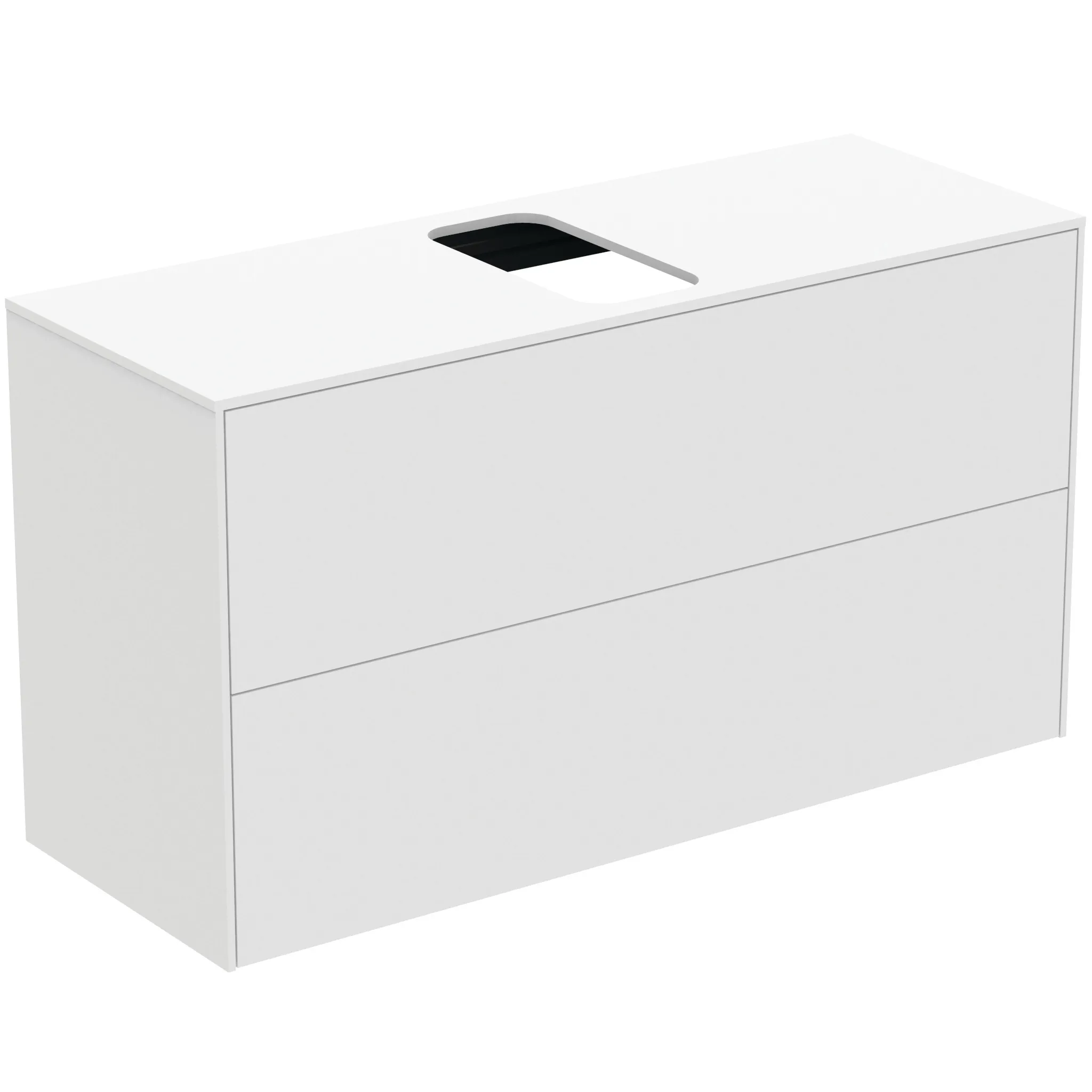 Ideal Standard Waschtischunterschrank „Conca“ 100,2 × 55 × 37,3 cm Weiß matt lackiert