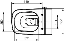 TECEone Dusch-Toilette für Kaltwasser TECEone Dusch-Toilette für Kaltwasser