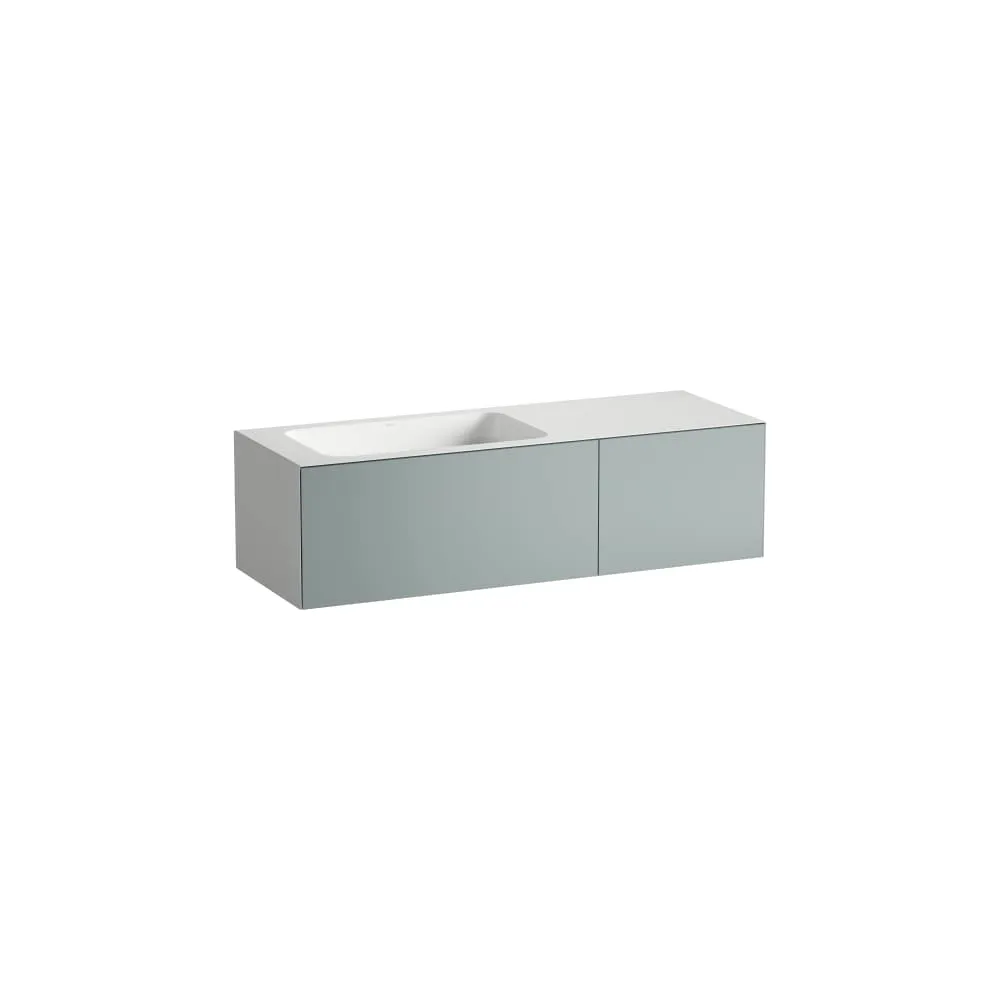 Laufen Waschplatz FOLIO 1254 x 450 x 350 mm in Fossilgrau