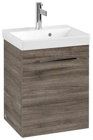 Villeroy & Boch Waschtischunterschrank mit Tür „Avento“ für Schrankwaschtisch 430 × 514 × 352 mm Stone Oak, Anschlag links, Soft Closing, 1 Tür Villeroy & Boch Waschtischunterschrank mit Tür „Avento“ für Schrankwaschtisch 430 × 514 × 352 mm Stone Oak, Anschlag links, Soft Closing, 1 Tür