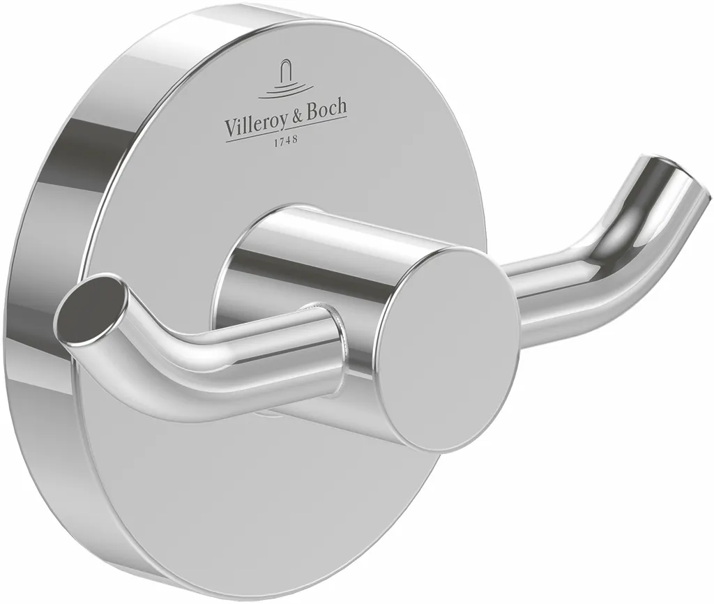 Villeroy & Boch Handtuchhaken „Elements-Tender“ in chrom, Befestigung verdeckt