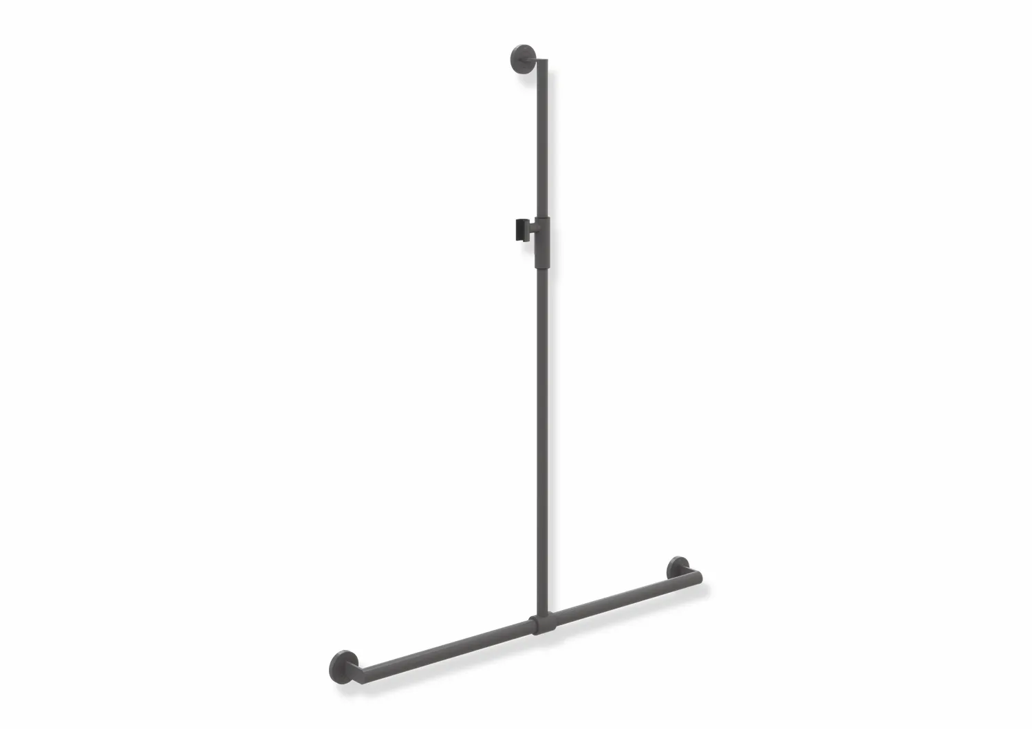 HEWI Duschhandlauf System 900 PG56, Edelstahl, pulverbeschichtet, Dunkelgrau Perlglimmer tiefmatt HEWI Duschhandlauf System 900 PG56, Edelstahl, pulverbeschichtet, Dunkelgrau Perlglimmer tiefmatt