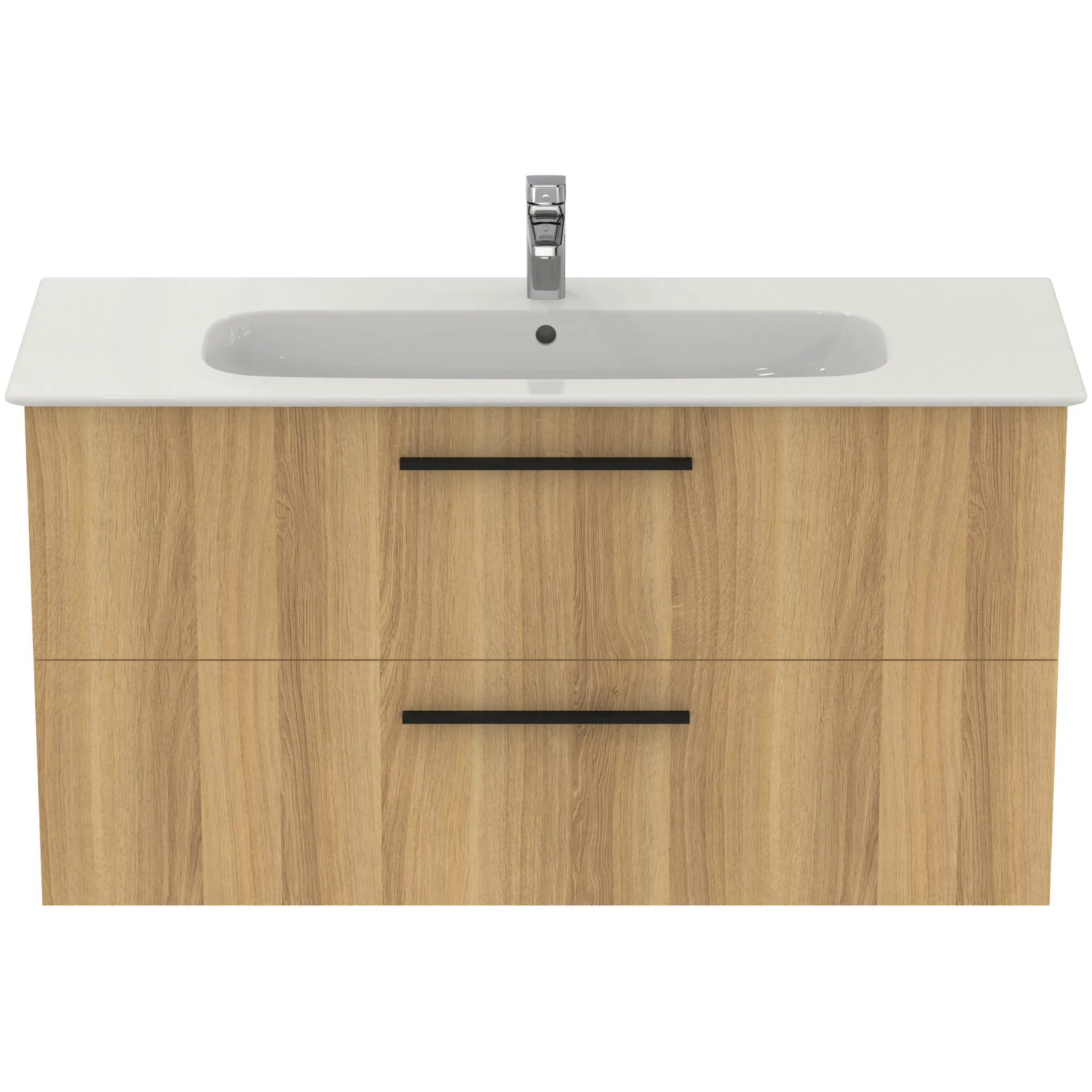 Möbelpaket i.life A mit Waschtisch 120cm und Unterschrank mit schwarzem Griff Weiß matt Möbelpaket i.life A mit Waschtisch 120cm und Unterschrank mit schwarzem Griff Weiß matt