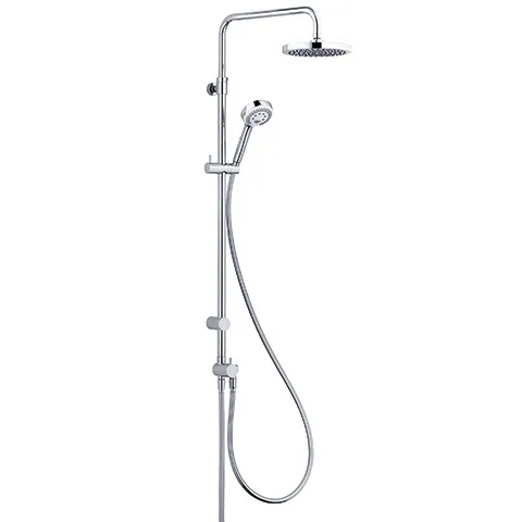 LOGO Dual Shower System mit 3S Handbrause chrom LOGO Dual Shower System mit 3S Handbrause chrom
