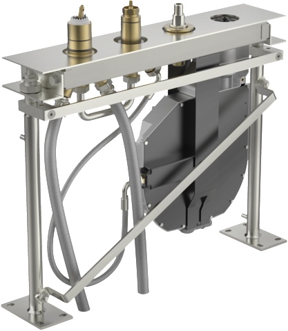 Hansa Rohbauset Brausearmatur „Compact“ in Chrom Hansa Rohbauset Brausearmatur „Compact“ in Chrom