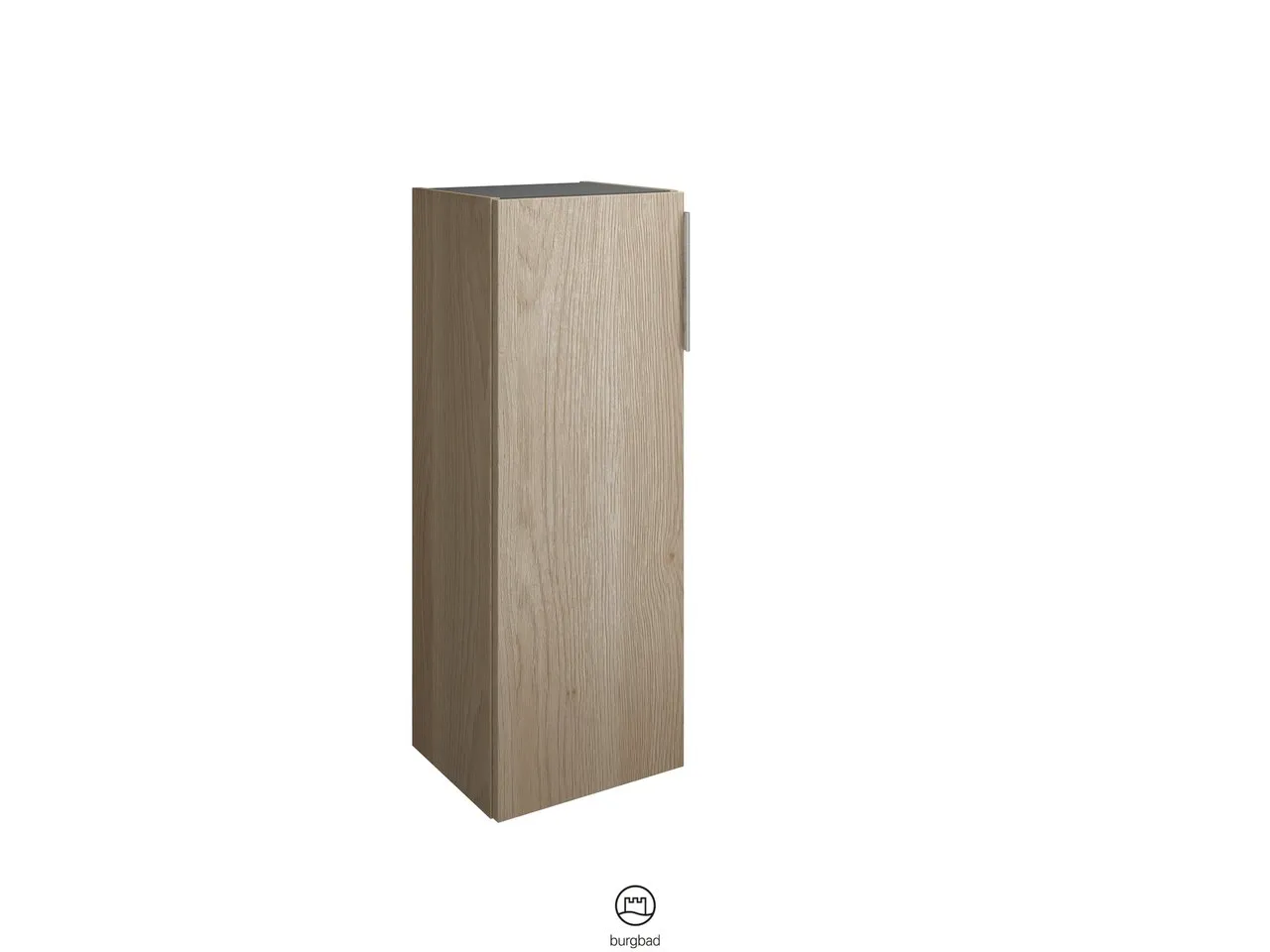 burgbad Hochschrank „Sys30“ 390 × 960 × 360 mm in Weiß Hochglanz