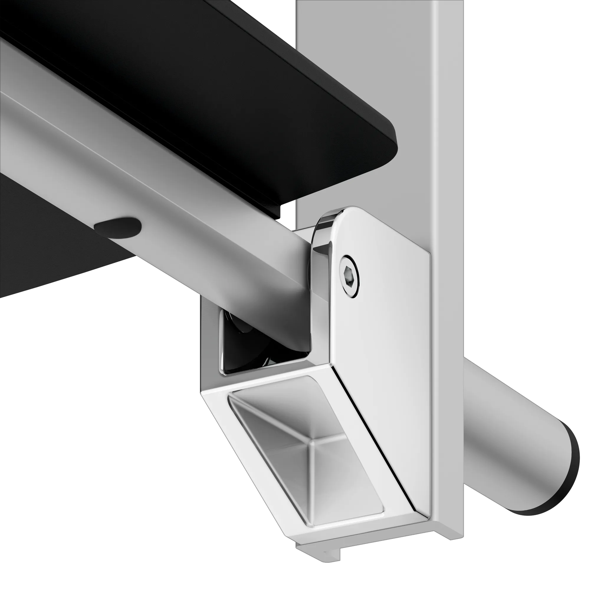 KEUCO Universalartikel Care Klappsitz silber-eloxiert/schwarz KEUCO Universalartikel Care Klappsitz silber-eloxiert/schwarz