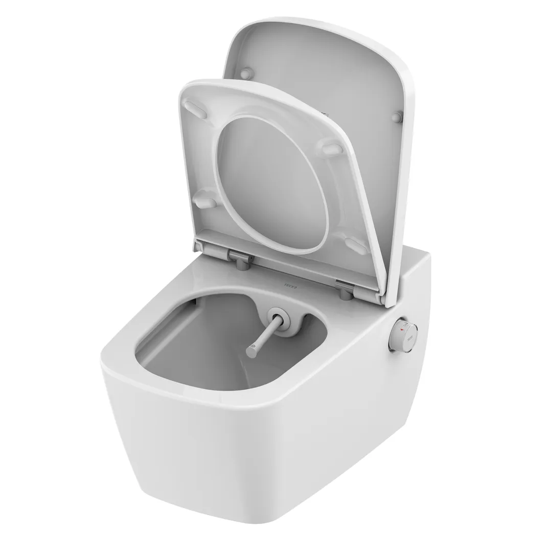 TECE Dusch-WC „one“, Befestigung verdeckt, ohne Spülrand TECE Dusch-WC „one“, Befestigung verdeckt, ohne Spülrand