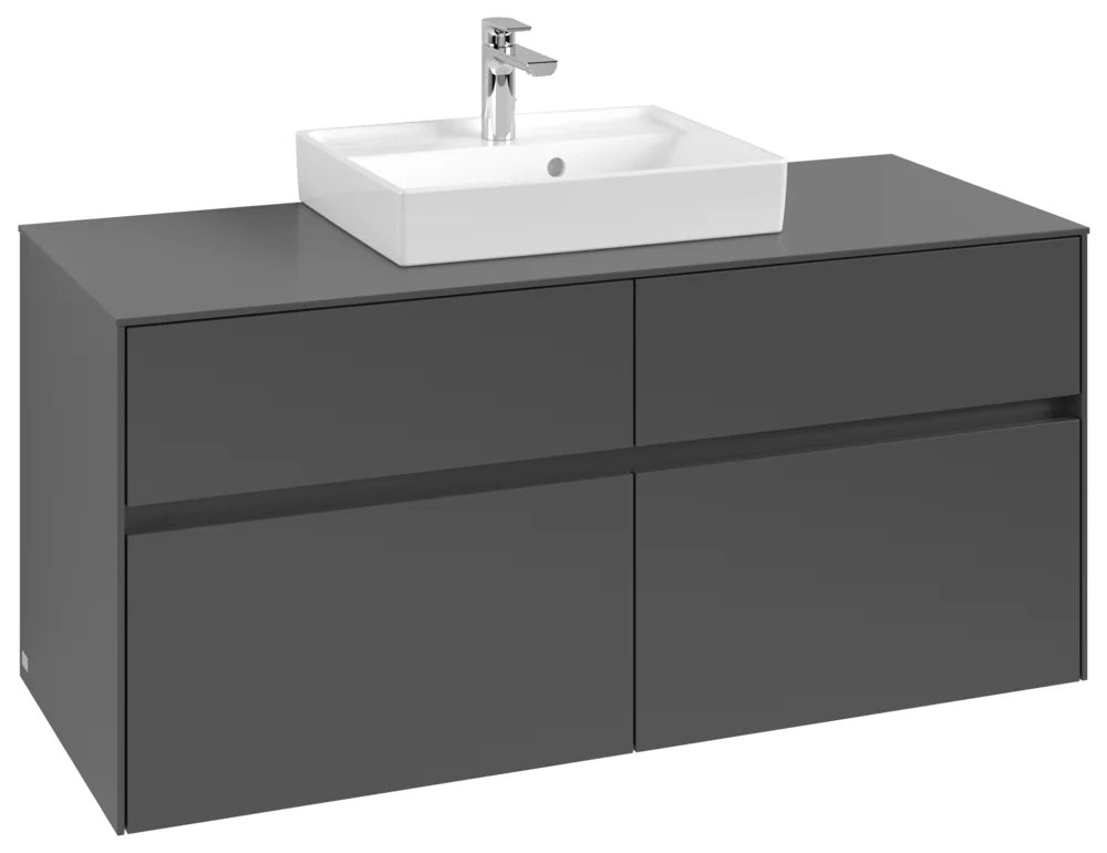 Villeroy & Boch Collaro Waschbeckenunterschrank C070B0, 1200x548x500mm, Graphite Villeroy & Boch Collaro Waschbeckenunterschrank C070B0, 1200x548x500mm, Graphite