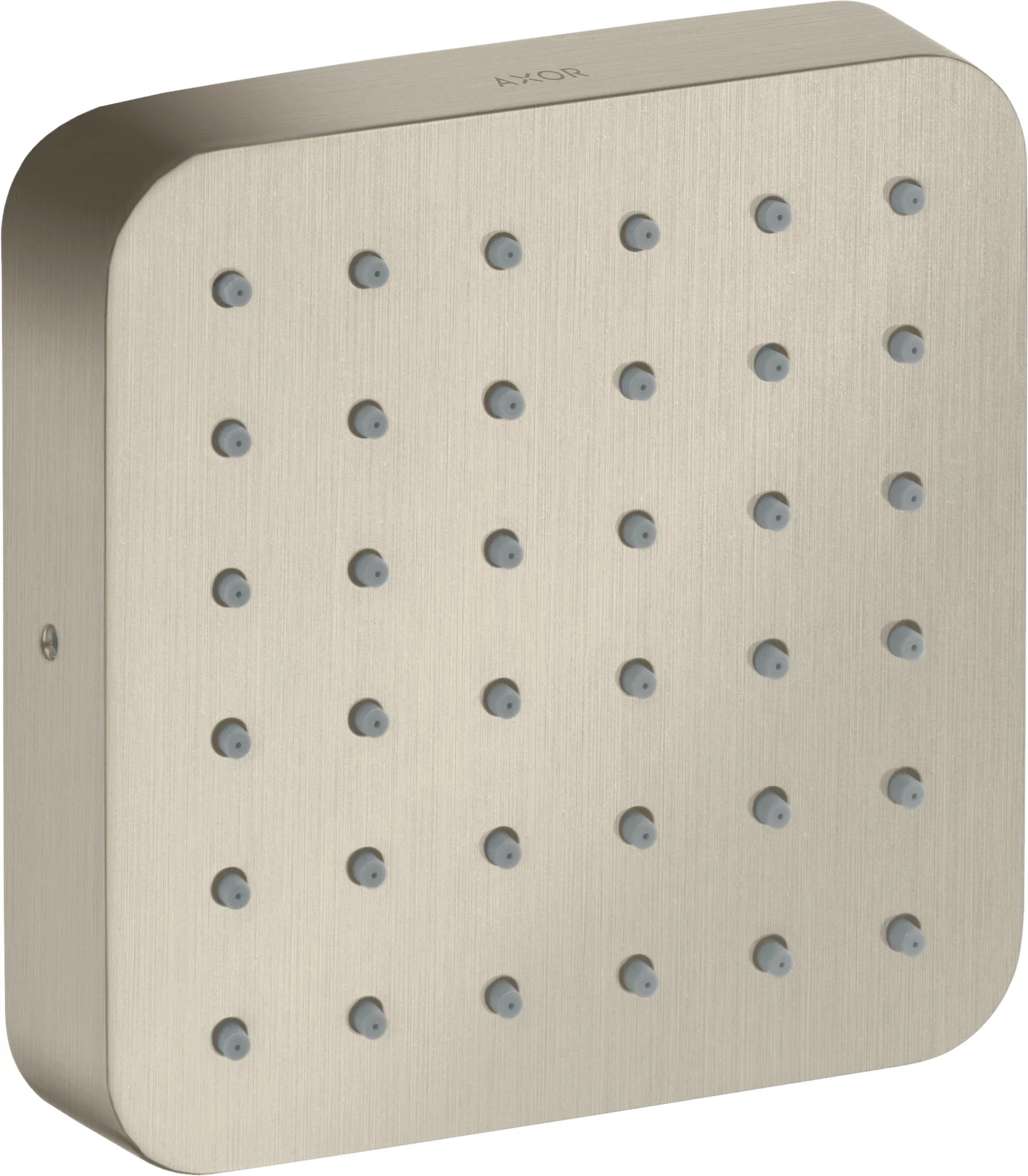 Hansgrohe AXOR Citterio E Brausemodul Unterputz softsquare Brushed Nickel 120x120mm Rain Strahl 5,3 l/min verstellbarer Winkel Hansgrohe AXOR Citterio E Brausemodul Unterputz softsquare Brushed Nickel 120x120mm Rain Strahl 5,3 l/min verstellbarer Winkel