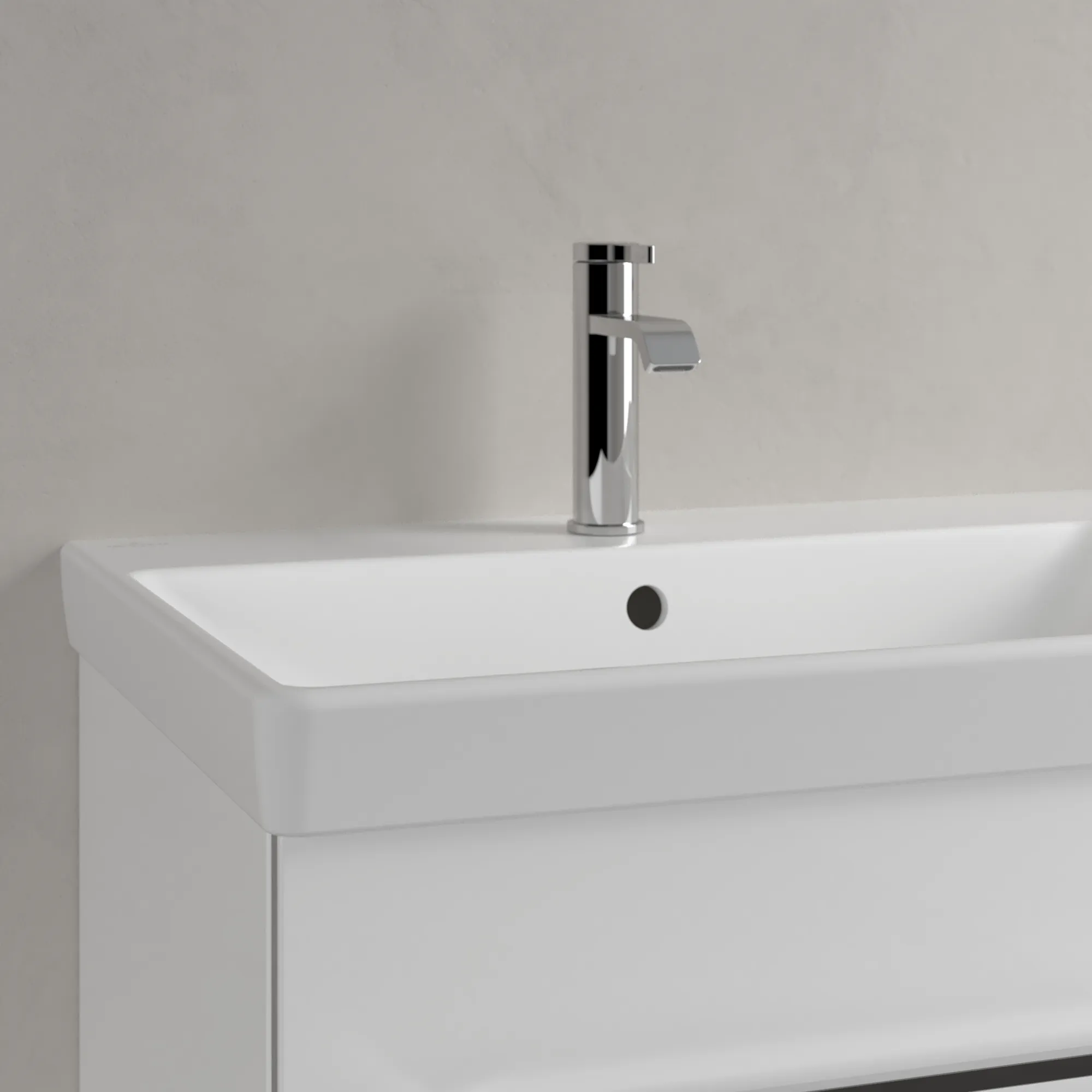 Villeroy & Boch Schrank-Doppelwaschtisch Avento 4A23CK, Stone White CeramicPlus, 1200x470x160 mm, mit Überlauf, für zwei 3-Loch-Armaturen