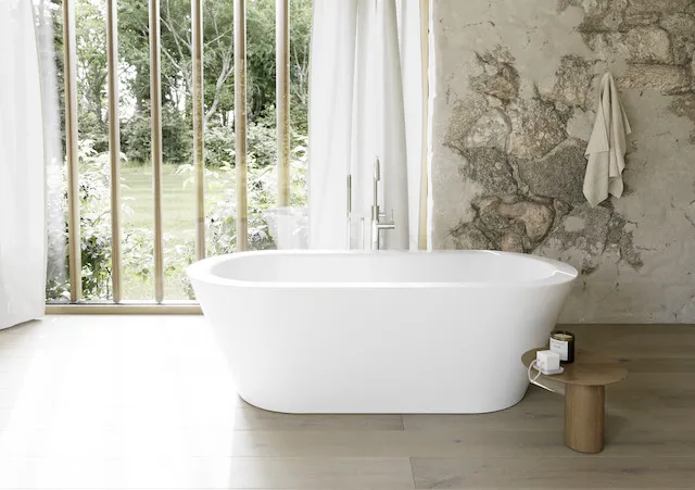 BetteStarlet Oval Silhouette Badewanne, weiß, 1500 x 800 mm, 575 mm Randhöhe, 2-Sitzer, freistehend, glasierter Titan-Stahl BetteStarlet Oval Silhouette Badewanne, weiß, 1500 x 800 mm, 575 mm Randhöhe, 2-Sitzer, freistehend, glasierter Titan-Stahl