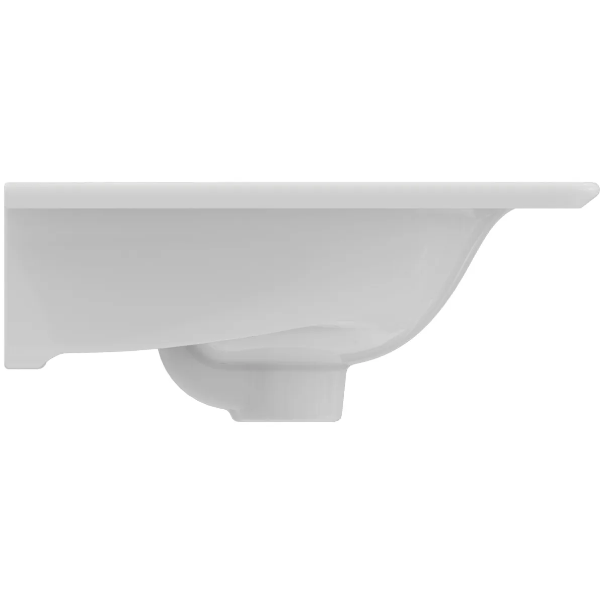 Waschbecken „ConnectAir“ 54 × 38 × 15,5 cm, Hahnlochposition mittig in Weiß Waschbecken „ConnectAir“ 54 × 38 × 15,5 cm, Hahnlochposition mittig in Weiß