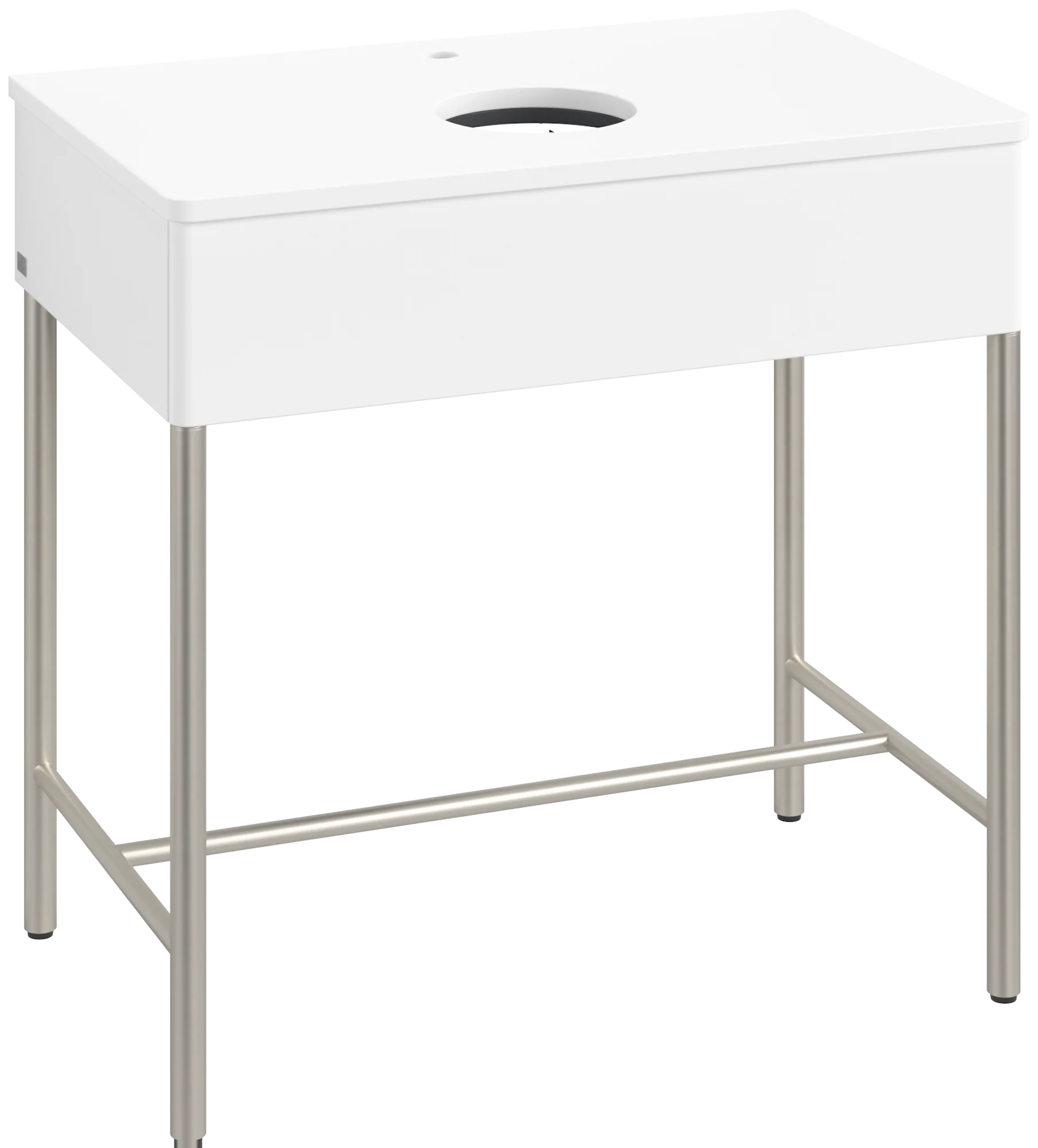 Villeroy & Boch Waschbeckenunterschrank Artis L60050MT, Eckig White Matt Lacquer, 800x782x500mm, mit Beleuchtung und Push-to-open Funktion Villeroy & Boch Waschbeckenunterschrank Artis L60050MT, Eckig White Matt Lacquer, 800x782x500mm, mit Beleuchtung und Push-to-open Funktion