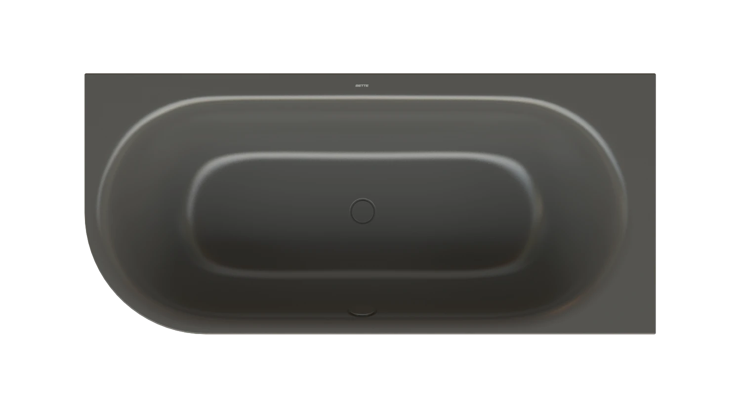 Bette oval Badewanne „BetteLux Oval V Silhouette“ 175 × 80 cm in Anthracite Bette oval Badewanne „BetteLux Oval V Silhouette“ 175 × 80 cm in Anthracite