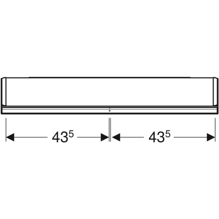 Geberit Spiegelschrank „ONE“ in weiß / Aluminium pulverbeschichtet Geberit Spiegelschrank „ONE“ in weiß / Aluminium pulverbeschichtet