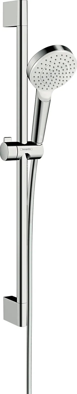 Brausenset Crometta 1jet EcoSmart 6 l/min/Unica 650mm weiss/chrom