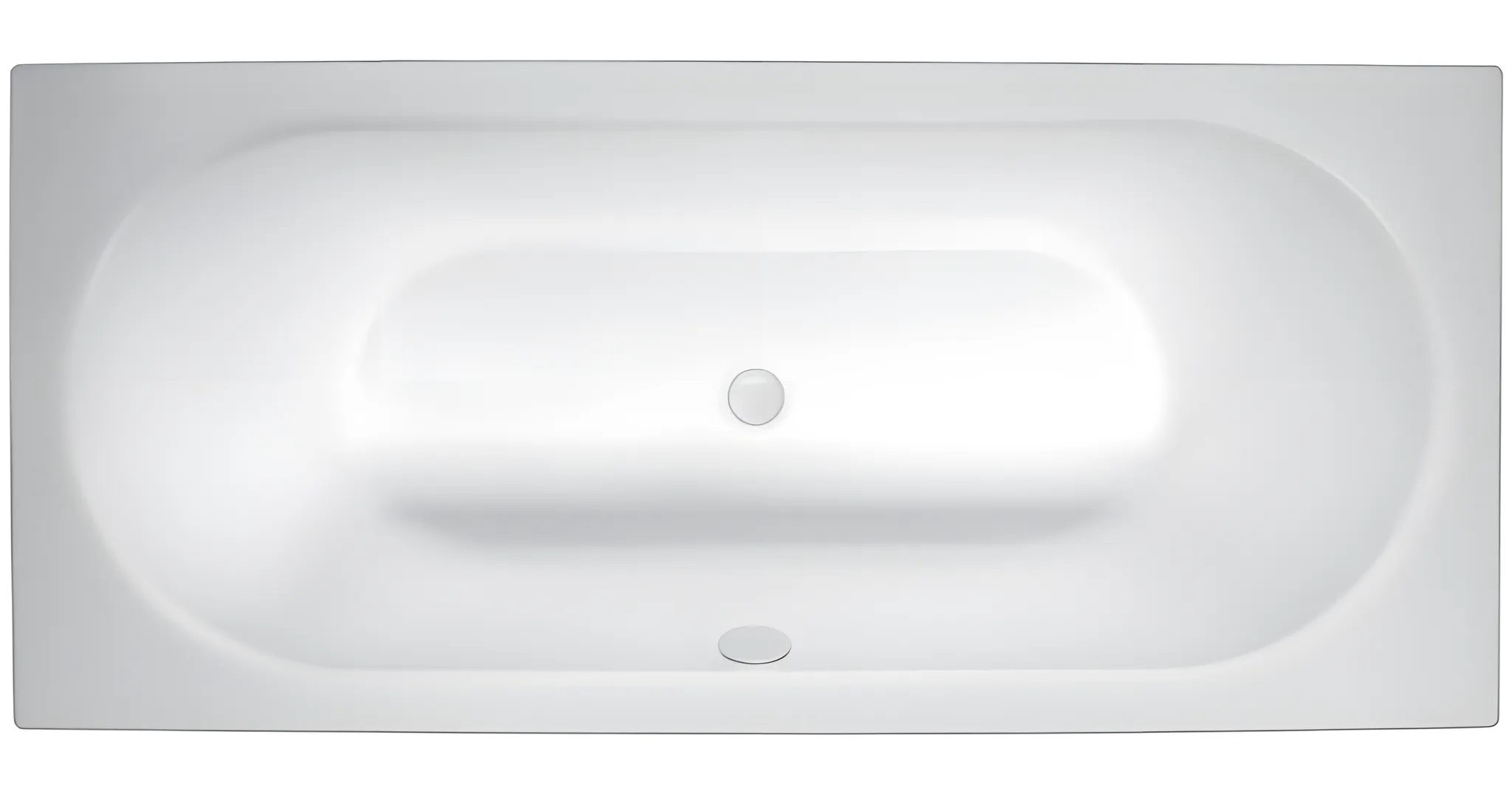 Mauersberger Badewanne „xio duo“ 1800 × 800 mm in Weiß