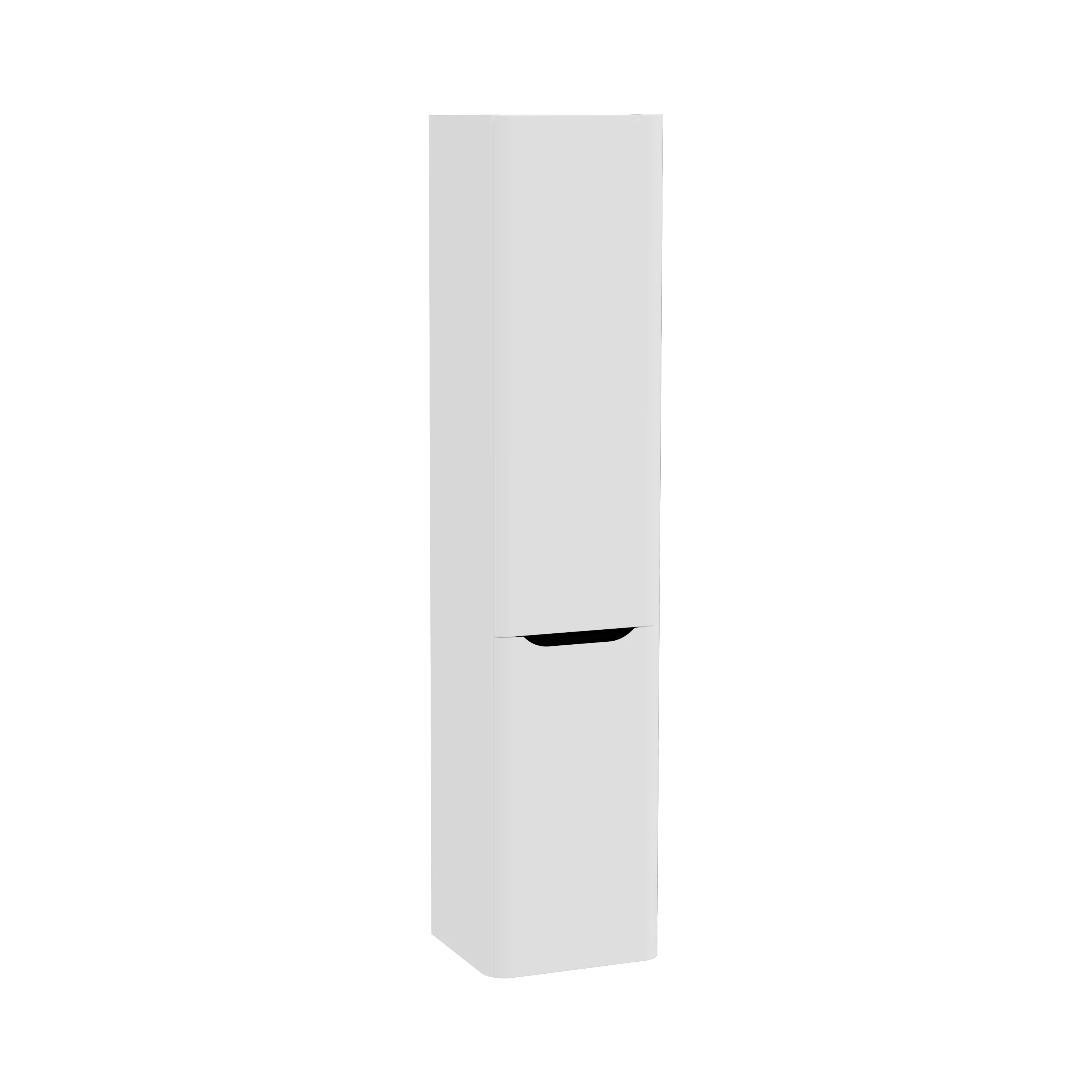 New Integra Round Hochschrank mit Wäschekorb 40 x 37 x 180 cm (BxTxH) Türanschlag links Hellgrau Matt New Integra Round Hochschrank mit Wäschekorb 40 x 37 x 180 cm (BxTxH) Türanschlag links Hellgrau Matt