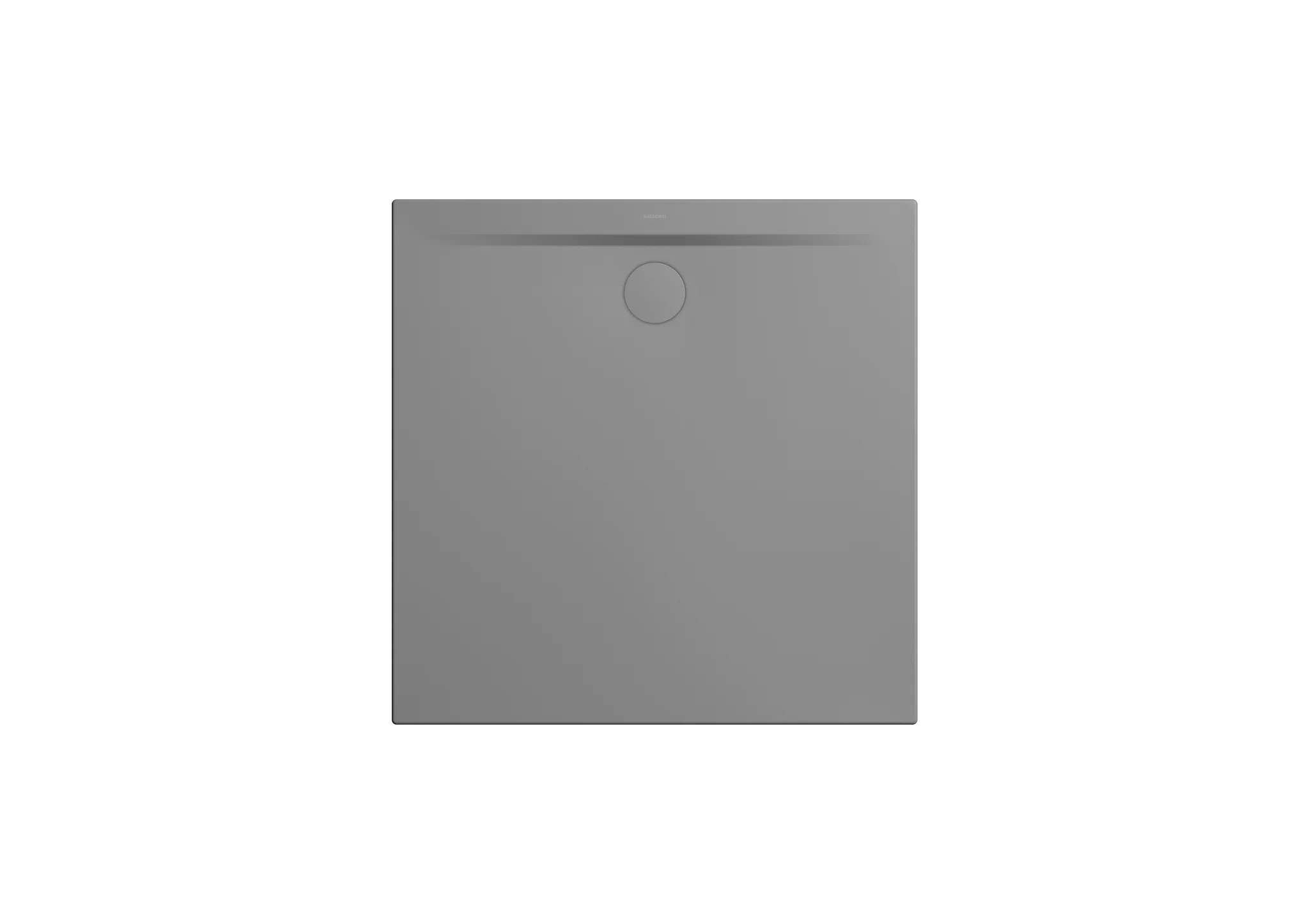 Kaldewei quadrat Duschwanne „Superplan Zero“ 90 × 90 cm ohne Oberflächenbeschichtung, mit Antislip Secure Plus, in cool grey 40