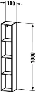 Duravit Regalelement „L-Cube“