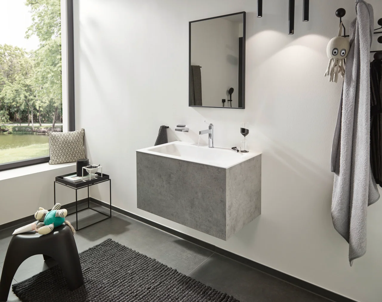 Hansgrohe Finoris Einhebel-Waschtischmischer 110 mit Push-Open Ablaufgarnitur Chrom, Ausladung 139 mm, Auslaufhöhe 113 mm Hansgrohe Finoris Einhebel-Waschtischmischer 110 mit Push-Open Ablaufgarnitur Chrom, Ausladung 139 mm, Auslaufhöhe 113 mm