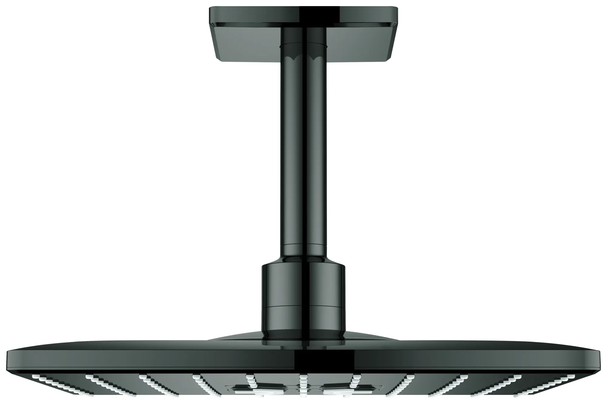 Kopfbrauseset Rainshower SmartActive 310 Cube 26481, 2 Strahlarten, Deckenauslass 142 mm, eckige Form, chrom Farbe: hard graphite Kopfbrauseset Rainshower SmartActive 310 Cube 26481, 2 Strahlarten, Deckenauslass 142 mm, eckige Form, chrom Farbe: hard graphite