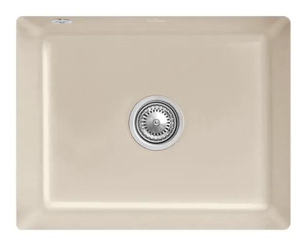Villeroy & Boch Unterbau-Küchenspülbecken „Subway“ 60 SU 545 × 440 × 213 mm, für Becken mittig in Almond