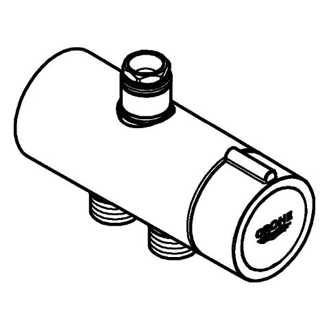 Grohe Umstellung Matt Black für Flex Duschsysteme mit Umstellung für die Wandmontage, Abverkauf Sonderangebot