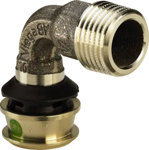 Viega „Raxofix“ 90°- Übergangsbogen 25 mm × 3/4″ Viega „Raxofix“ 90°- Übergangsbogen 25 mm × 3/4″