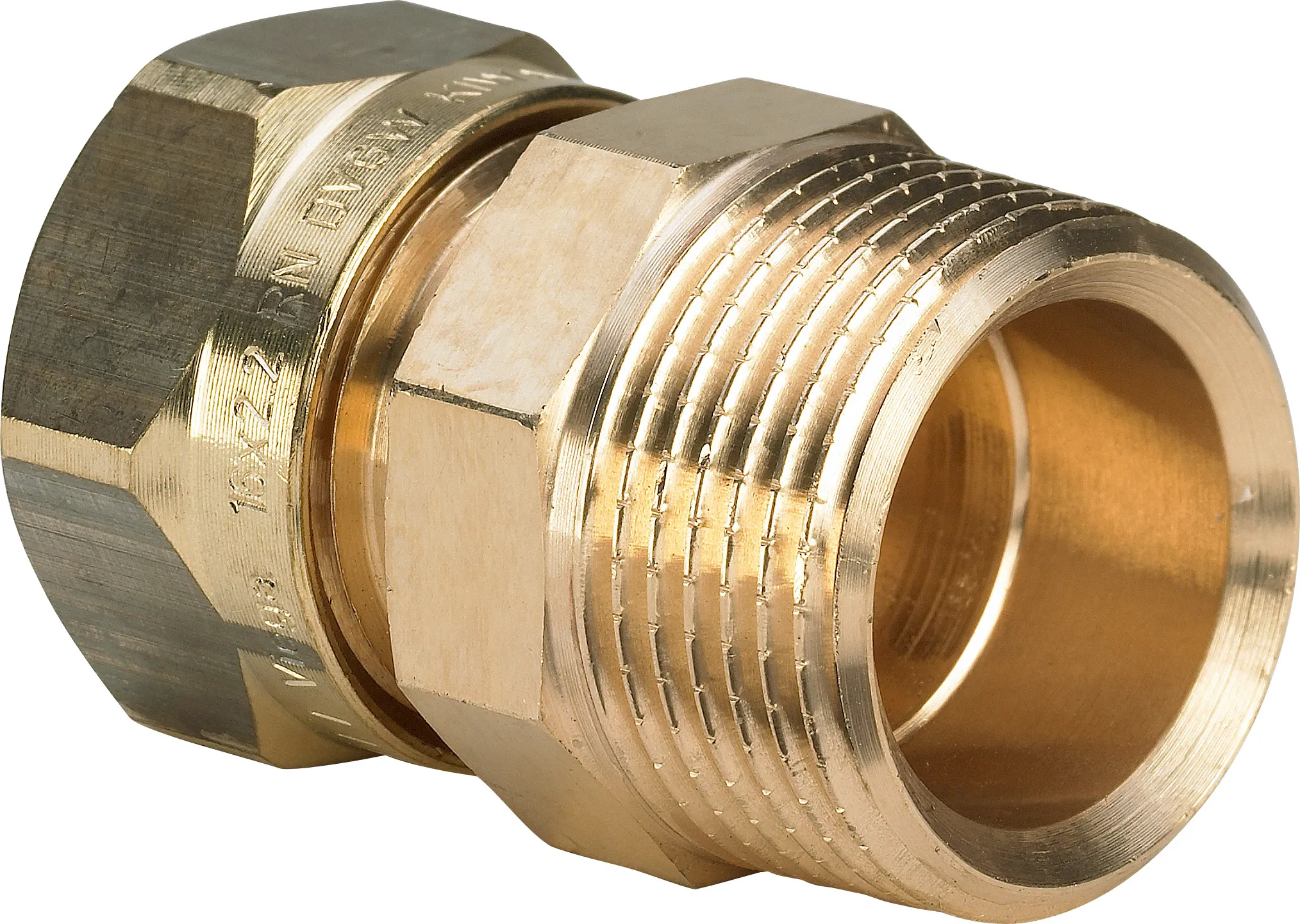 Viega „Sanfix“ Übergangsverschraubung 16 mm × 1/2″ Viega „Sanfix“ Übergangsverschraubung 16 mm × 1/2″