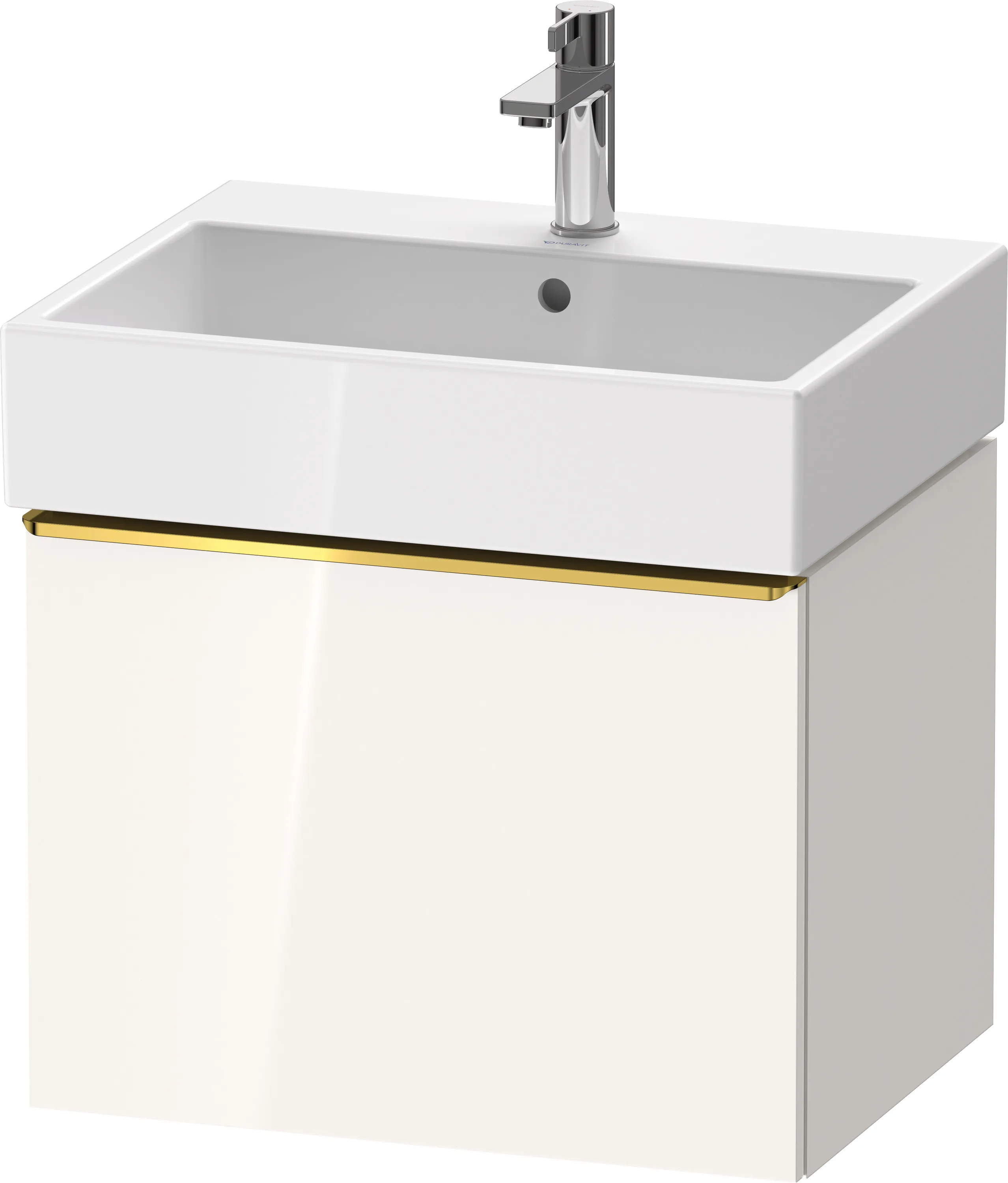 Duravit Waschtischunterschrank wandhängend „D-Neo“ 58,4 × 44 × 44,2 cm Weiß Hochglanz