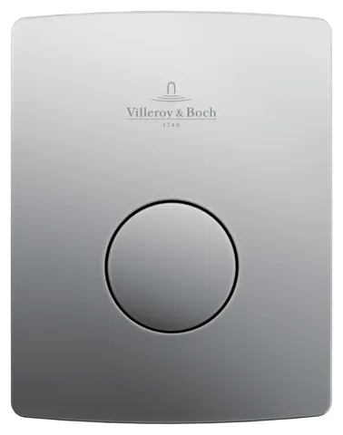 Urinal-Betätigungsplatte ViConnect Installationssysteme 921944, 126 x 162 x 62 mm, 1-Mengen-Spülung, Chrom Edelmatt
