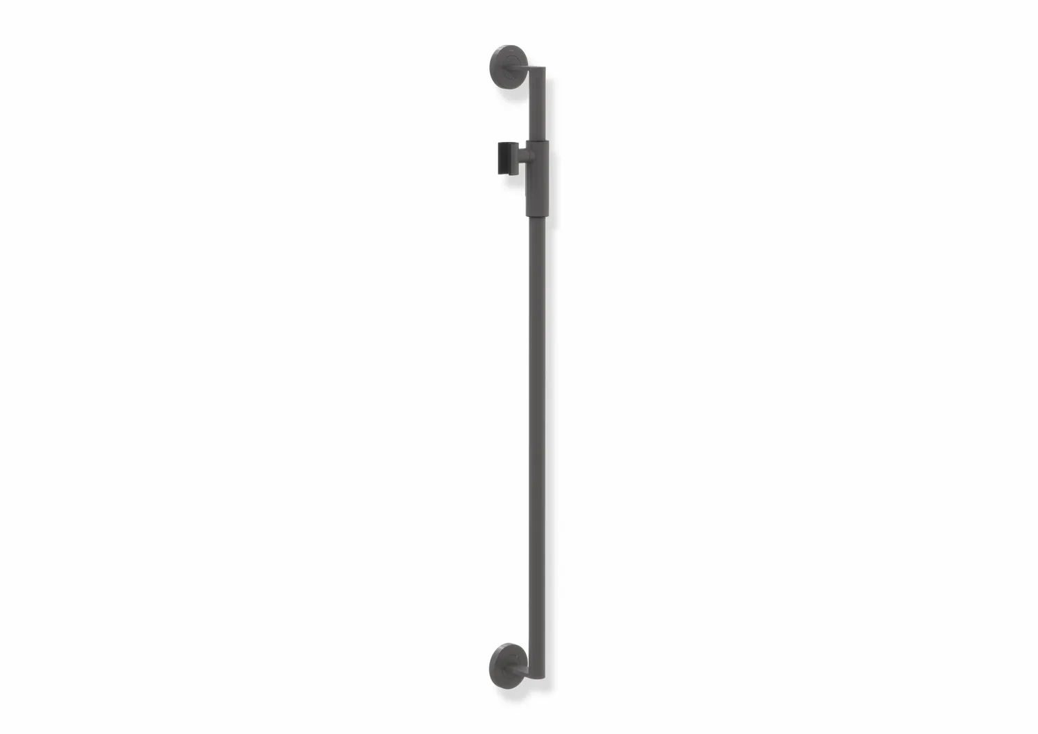 HEWI Brausehalterstange System 900, Edelstahl, Achsmaß 900 mm, dunkelgrau HEWI Brausehalterstange System 900, Edelstahl, Achsmaß 900 mm, dunkelgrau