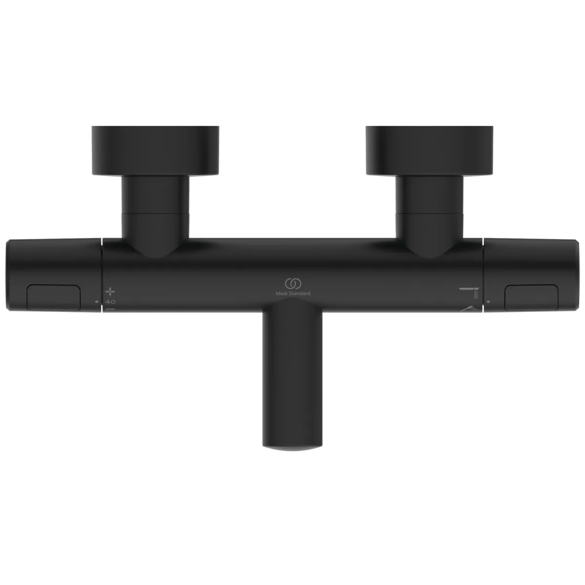 Zweihand-Wannenarmatur „CerathermT25N“ Ausladung 163 mm in Silk Black Zweihand-Wannenarmatur „CerathermT25N“ Ausladung 163 mm in Silk Black